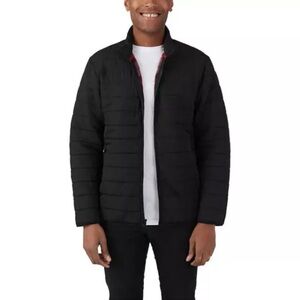 Voyager Men's Polar Fleece Lined Puffer Jacket | J41 Black XXL